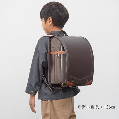 【完売】オオバランドセル　牛革・ハーモニック【19-S】2024年ご入学用 ランドセル 《チョコ》<br>※こちらの商品は完売致しました。