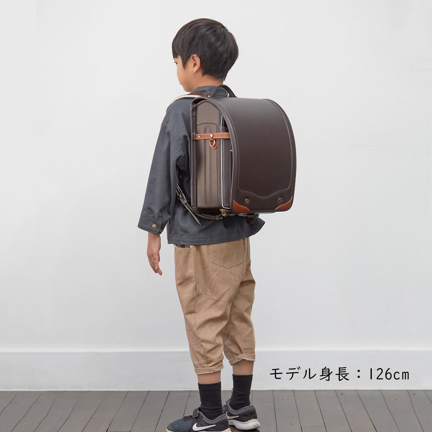 【完売】オオバランドセル　牛革・ハーモニック【19-S】2024年ご入学用 ランドセル 《チョコ》<br>※こちらの商品は完売致しました。