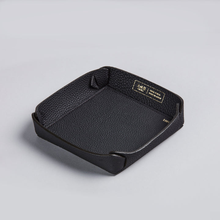 大峽製鞄 (おおばせいほう)－レザースクエアトレイ【1412-GMS】