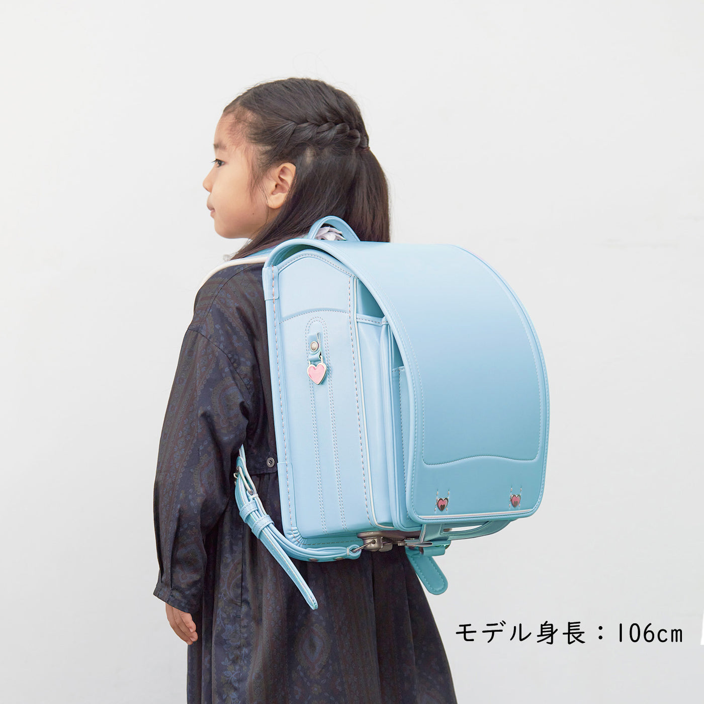 オオバランドセル　クラリーノ®・スタンダード　ハートアップデコレーション【23H-S】2024年ご入学用 ランドセル 《スカイ》