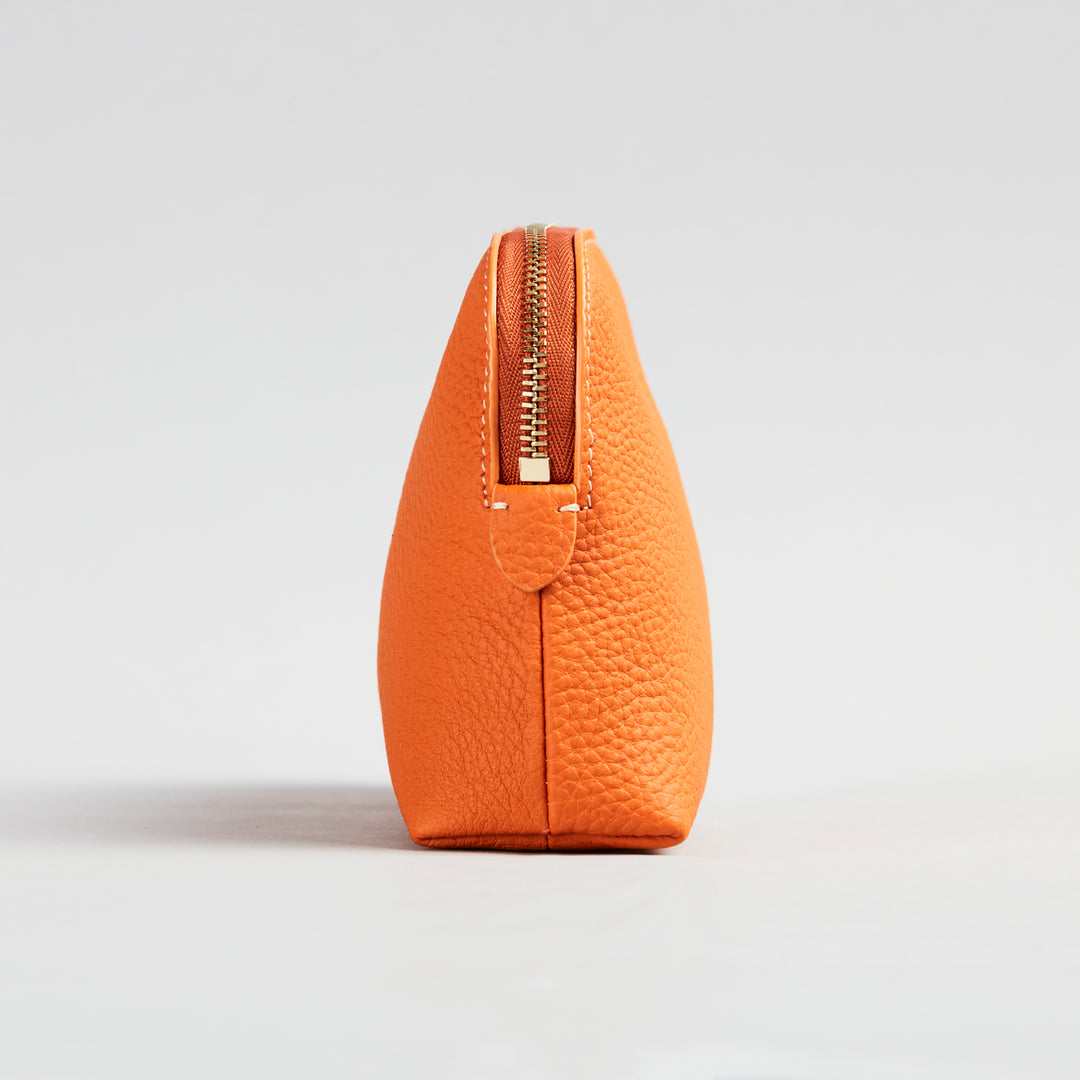 美品　大峽製鞄　OHBA レザー　ミニ　ポーチ　M 大峽製鞄 ( おおばせいほう )｜『レザーミニポーチ・M』【1444-GMS